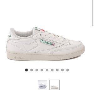 Womens Reebok Club C Vintage 85 Athletic Shoe - Chalk / Alabaster / Glen Green